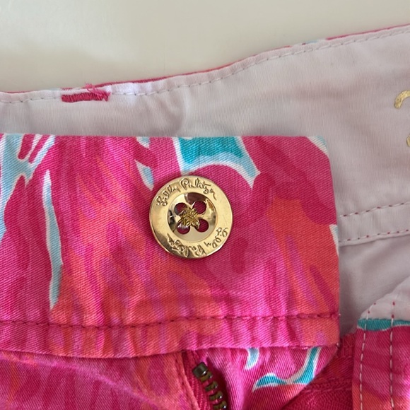 Lily Pulitzer The Callahan Shorts Pink and Blue Size 2 - Picture 2 of 6